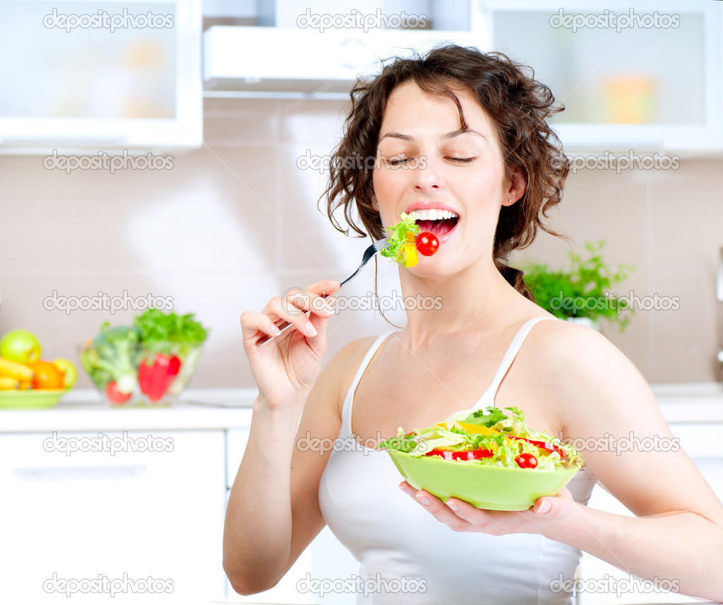 Women Laughing Alone With Salad meme